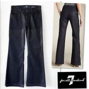 7 For All Mankind Jeans - 7 For All Mankind Ginger Dark Waxed Flare Jeans 7 For All Mankind Jeans - 7 For All Mankind Ginger Dark Waxed Flare Jeans